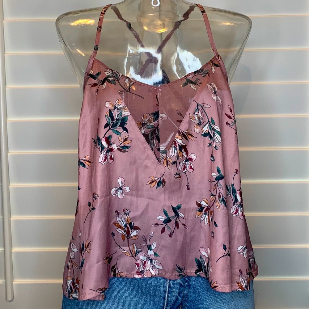 Kendall & Kylie Silky Racerback Top